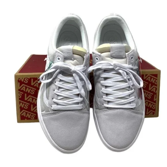 VANS Old Skool Overt CC Platform Shoes White Suede Canvas Men's Low VN0A7Q5ELGX - Picture 9 of 11